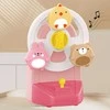 Muzikinė karuselė su gyvūnais WOOPIE BABY rožinė