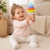 WOOPIE BABY Muzikinis ledų lavinamasis sensorinis galvosūkis, 5 detalės, garsas ir šviesa