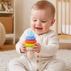 WOOPIE BABY Muzikinis ledų lavinamasis sensorinis galvosūkis, 5 detalės, garsas ir šviesa