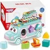 Woopie Baby Woopie kūdikių muzikos rūšiavimas su cimbalais žaliaisiais