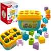 Woopie Baby WOOPIE Žaislas 2in1 Rūšiuoklis Krepšys + Mokymasis Abėcėlės ir Formų