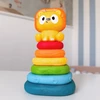 WOOPIE BABY Sensorinė piramidės formos dėlionė Liūtas 6 mėn.+