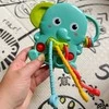 Woopie Sensorinis žaislas-gryzinėlis Drambliukas 4in1 Montessori
