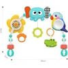 WOOPIE BABY Sensory Arch with Toys for Crib and Stroller Elephant Parrot
