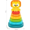 WOOPIE BABY Sensory Pyramid Tower Puzzle Lion 6m+