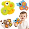 WOOPIE BABY Sensory Spinners Suction Cups Animals 3 pcs.