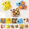 WOOPIE BABY Sensory Spinners Suction Cups Animals 3 pcs.