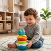 Woopie Baby WOOPIE Žaislas Sensoryczny Dino Piramidė Kūdikiams