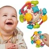 WOOPIE BABY sensorinis žaislas–barškutis 4in1 su kramtuku kūdikiams