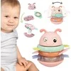 Woopie Baby Woopie kūdikio sensorinis žaislas 2in1 barškutis ir kramtukas Bitutė