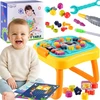 Woopie Baby WOOPIE Interactive Educational Table Workshop and 3-in-1 Board
