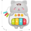 Woopie Baby WOOPIE Interactive Piano Kitty Musical Organ Sounds Light 18m+