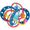 Kūdikių sensorinis žaislas 2in1 kramtukas ir barškutis Montessori WOOPIE BABY
