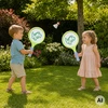 WOOPIE Badminton Tennis Rackets with Foam Ball and Dinosaur Shuttlecock