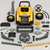 Woopie Big Dozer Workshop Tools Sound Light