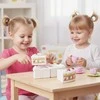 Medinis gimtadienio torto ir vaisių rinkinys WOOPIE