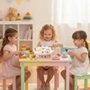 Medinis gimtadienio torto ir vaisių rinkinys WOOPIE