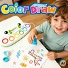 WOOPIE Creative Painting Set for Kids LED Stamps 6 Colors