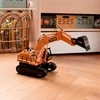 WOOPIE Large Remote Controlled Excavator on Tracks 7 Functions Sound + Acc.