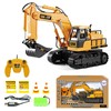 WOOPIE Large Remote Controlled Excavator on Tracks 7 Functions Sound + Acc.