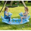 WOOPIE Dino Rocker Balance Swing Light Mėlyna