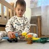 WOOPIE dinozaurų konstruktorius su suktuvu 3 vnt