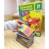 Woopie edukacinis žaidimas Gyvūnų transportas domino ir Montessori kortelių dėlionė