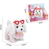 WOOPIE Interactive Baltas Dog on a Leash with Accessories