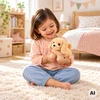WOOPIE Interactive Brown Dog on a Leash with Accessories