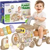 WOOPIE Interactive Train Ride-on Pusher 3-in-1 Educational Playing Light