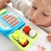 Vaikiška kasos aparatas su lentynėle ir priedais WOOPIE
