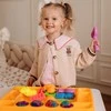 Woopie Kinetinio smėlio rinkinys 1,2kg XL ZOO su staliuku ir formelėmis