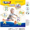 WOOPIE Suction Cup Blocks Crazy Animals 3D - Educational Construction Set