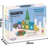 WOOPIE Klocki Magnetyczne Konstrukcyjne 3D Rinkinys Edukacyjny Zamek 30el.