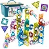 WOOPIE Magnetiniai konstruktoriaus blokeliai 3D 126vnt