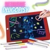 Magnetinis piešimo planšetė su neoniniais žymekliais Woopie