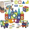 WOOPIE Magnetiniai Konstruktoriai 3D Rinkinys Pilis Transportas 71 vnt.