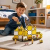 Magnetinis konstruktorius WOOPIE Statybų aikštelė STEAM 47 dalių rinkinys