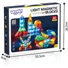 Woopie Edukaciniai Magnetiniai Blokai 3D Kubeliai 63 vnt.