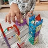 WOOPIE magnetiniai konstruktoriai 3D edukacinis rinkinys kamuoliukų bėgimui, 126 vnt.