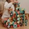 Woopie 3D Magnetiniai Konstrukciniai Klockai, 228vnt, Edukacinis Marble Run