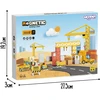WOOPIE Magnetic Construction Cubes Construction Site 49 pcs.