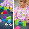 WOOPIE magnetinės kaladėlės 21 vnt. M formos 3D