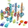 Magnetinis konstruktorius 3D rinkinys su kamuoliukų trasa Woopie 113vnt