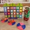 Woopie Magnetiniai Konstruktoriai 3D Edukacinis Rinkinys Pilis 100vnt.