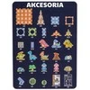WOOPIE magnetinis konstruktorius 3D Dinozaurų parkas