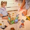 Magnetinis šviečiantis 3D konstruktorius Woopie Gyvūnų pasaulis 124 vnt