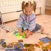 Magnetinis šviečiantis 3D konstruktorius Woopie Gyvūnų pasaulis 124 vnt