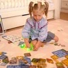 Magnetinis šviečiantis 3D konstruktorius Woopie Gyvūnų pasaulis 124 vnt