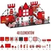 WOOPIE Magentiniai Klockai 3D Gaisrininkų Rinkinys 48vnt.